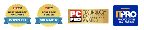 PC Pro Best Server Award, IT Pro Product of the Year Award