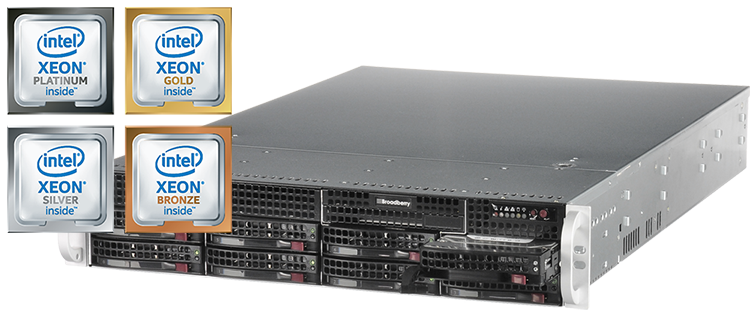Broadberry server powered by Intel Xeon Scalable processors