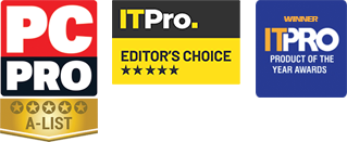 PC Pro A-List, IT Pro editors choice and IT PRO product of the year awards 